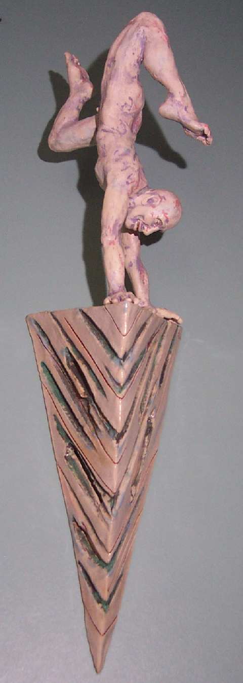 Wall Piece - Male Figure - Handstand